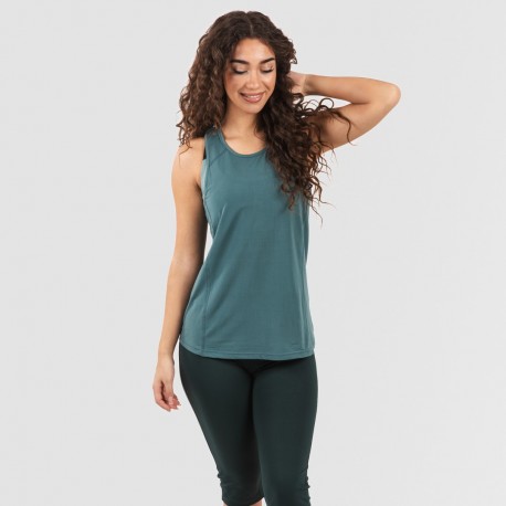 Conjunto Deportivo Leggings Corto Mujer Verde Botella Talla De Ropa M