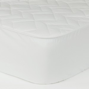 200x200 cm + 34 cm - Protector de colchón algodón suave - Protector colchón  impermeable con elásticos