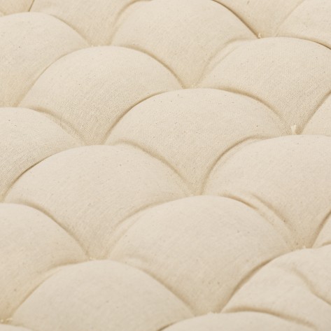 Cojín de silla algodón Corno natural 60x60 - funda + relleno