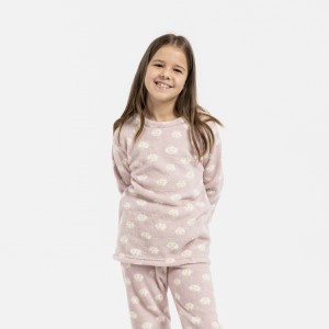 Pijamas infantiles niña y niño baratos en algodón, y coralina