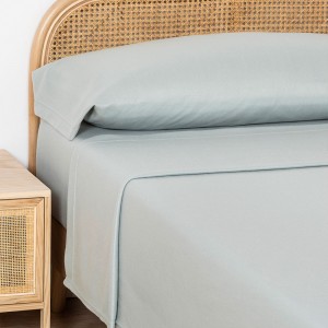 Cabello Textil Hogar - Juego de sábanas térmicas de Pirineo - 3 Piezas -  110 Gr/m2 - Mod. VENEG (Azul, Cama de 135 cm (135_x_190/200 cm))